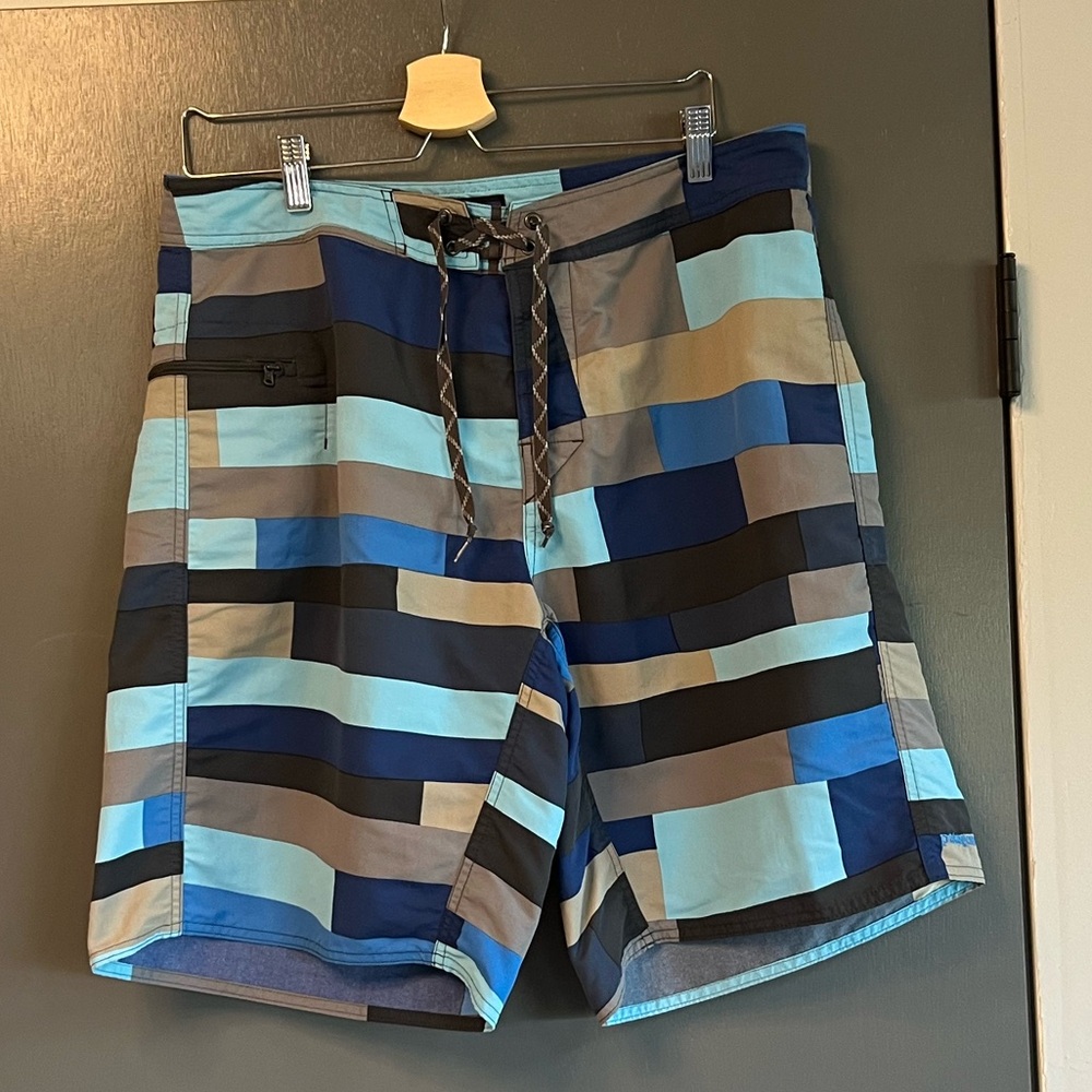 Patagonia Multicolor Striped Board Shorts